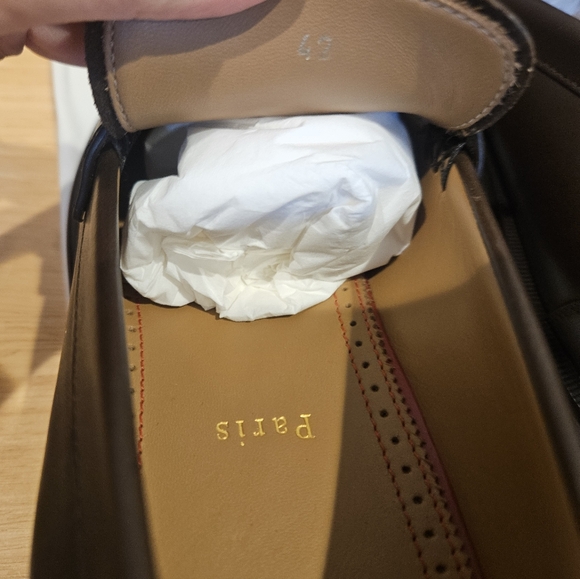 Men's Christian louboutin Urbino moc leather logo loafer size 42/9 US Ital - Picture 7 of 7